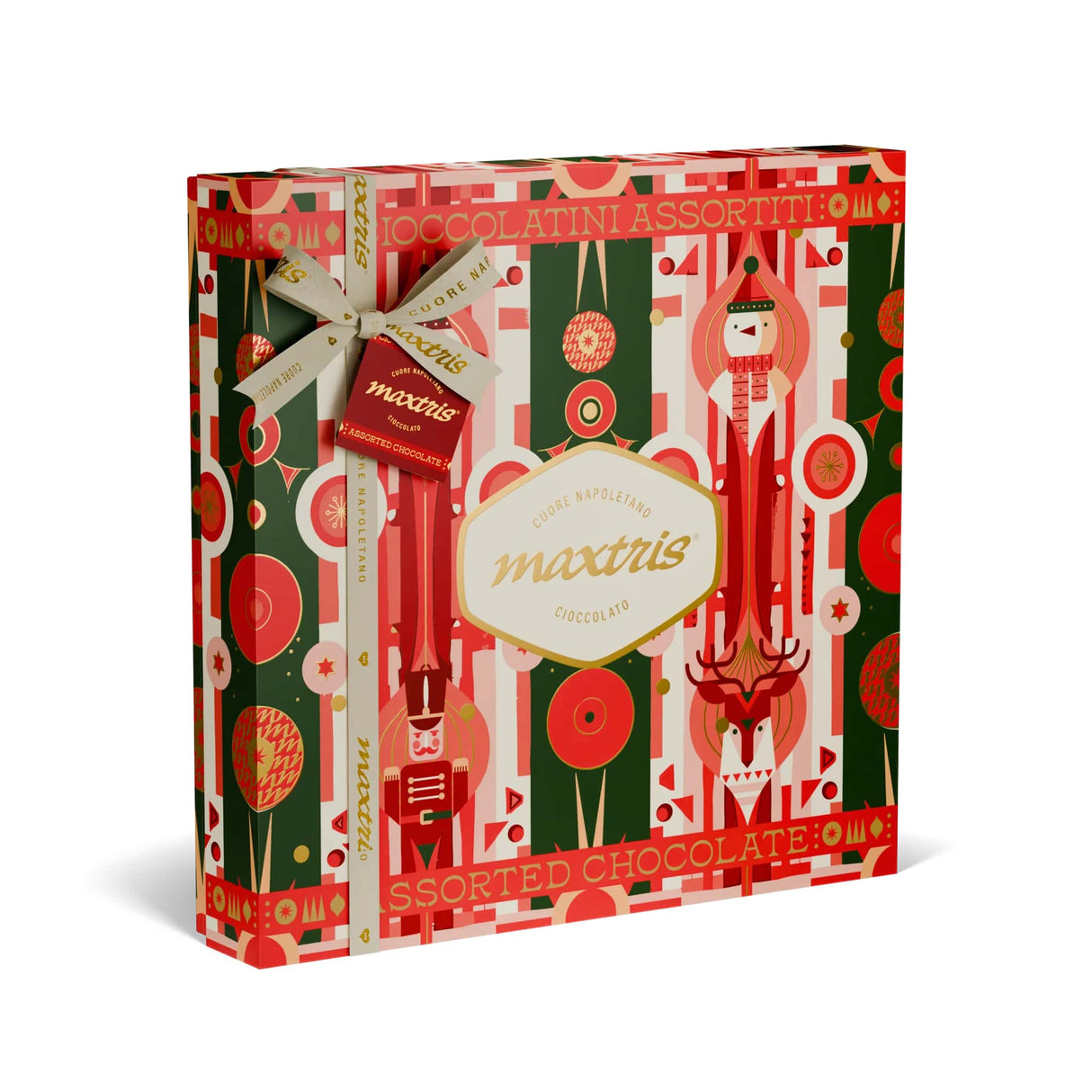 maxtris maxtris christmas boule box cioccolatini assortite natale 500 gr ean 8022470877076