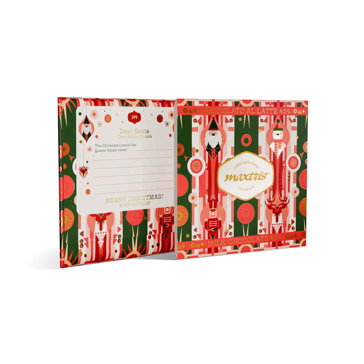 maxtris maxtris christmas tavolette latte lettera di babbo natale 70 gr ean 8022470877144