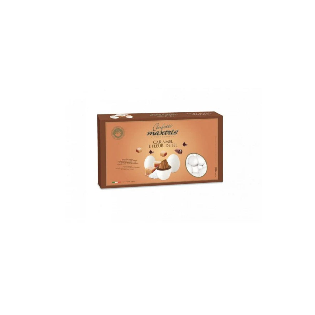 maxtris maxtris confetti ciocomandorla pasticceria caramel e fleur de sel 1 kg ean 8022470212792