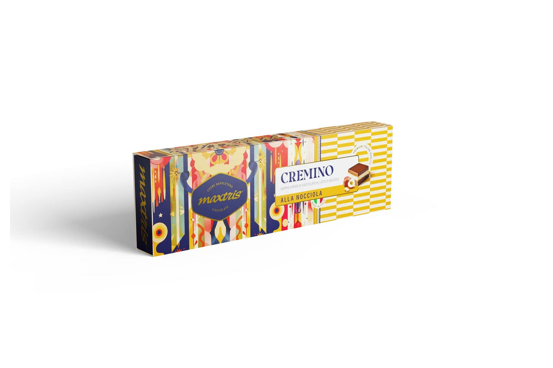 maxtris maxtris scatola cremino nocciola di natale 60 gr ean 8022470877403