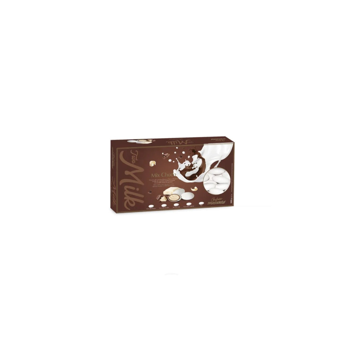 maxtris maxtris two milk mix choco al latte bianco fondente nut 1 kg ean 8022470864816