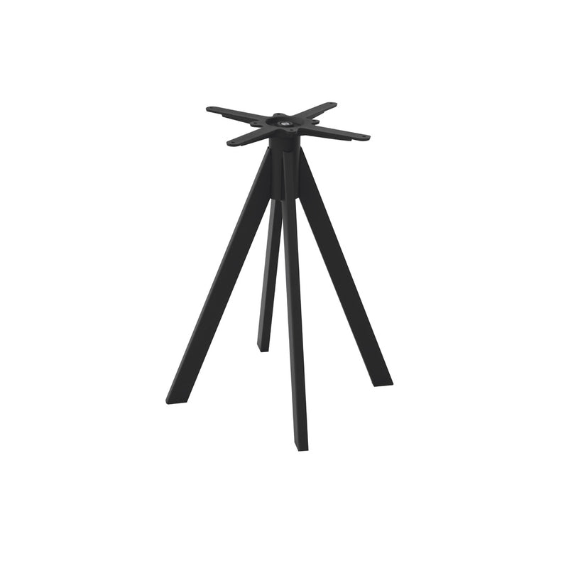 moia greenwood moia greenwood base tavolo 4 gambe in acciaio nero 8 kg basamento robusto per tavoli design moderno ean 8013054838743