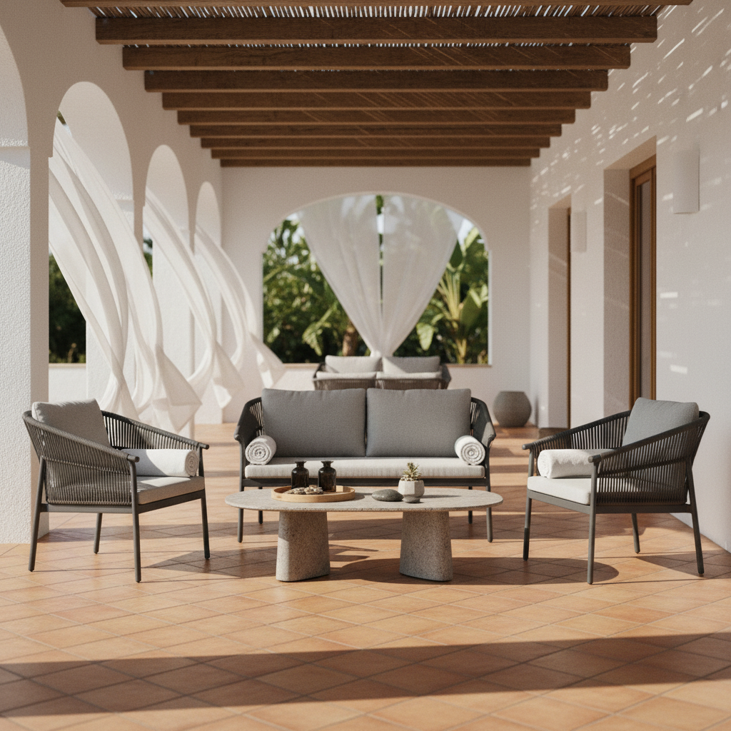 moia greenwood moia greenwood salotto cap ferrat in alluminio antracite con schienale antracite set giardino design moderno outdoor ean 8013054835032