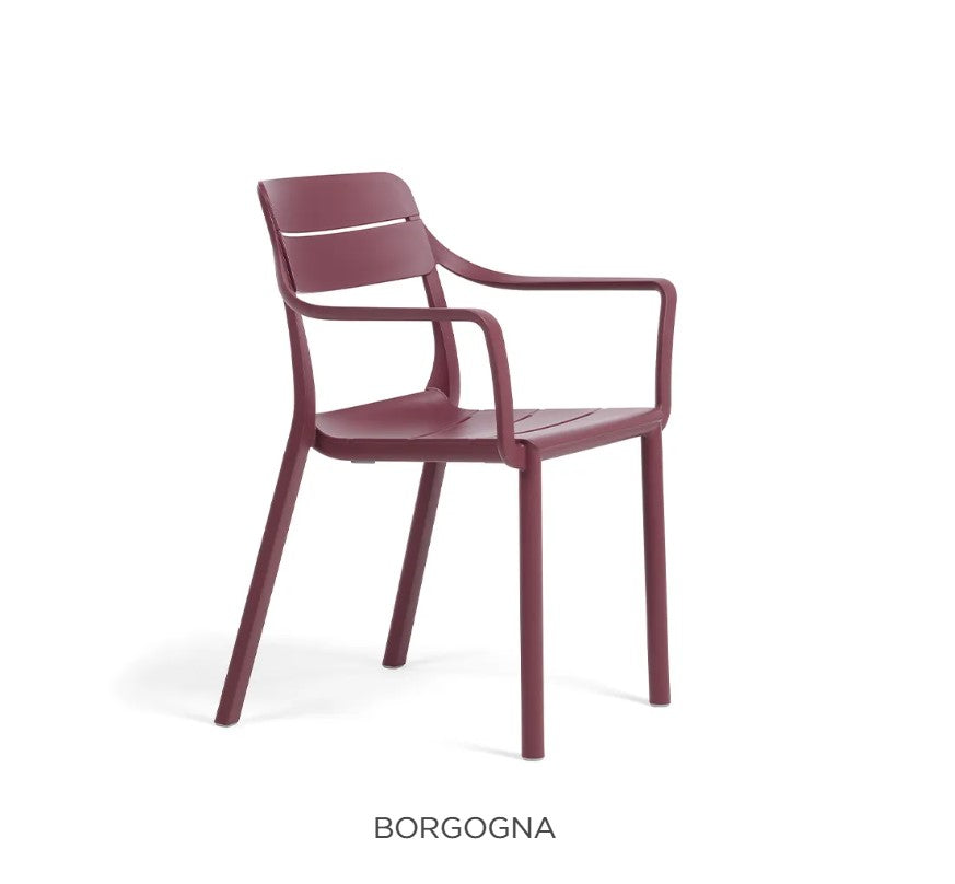 nardi nardi sedia cassia armchair colore borgogna ean 8010352220386