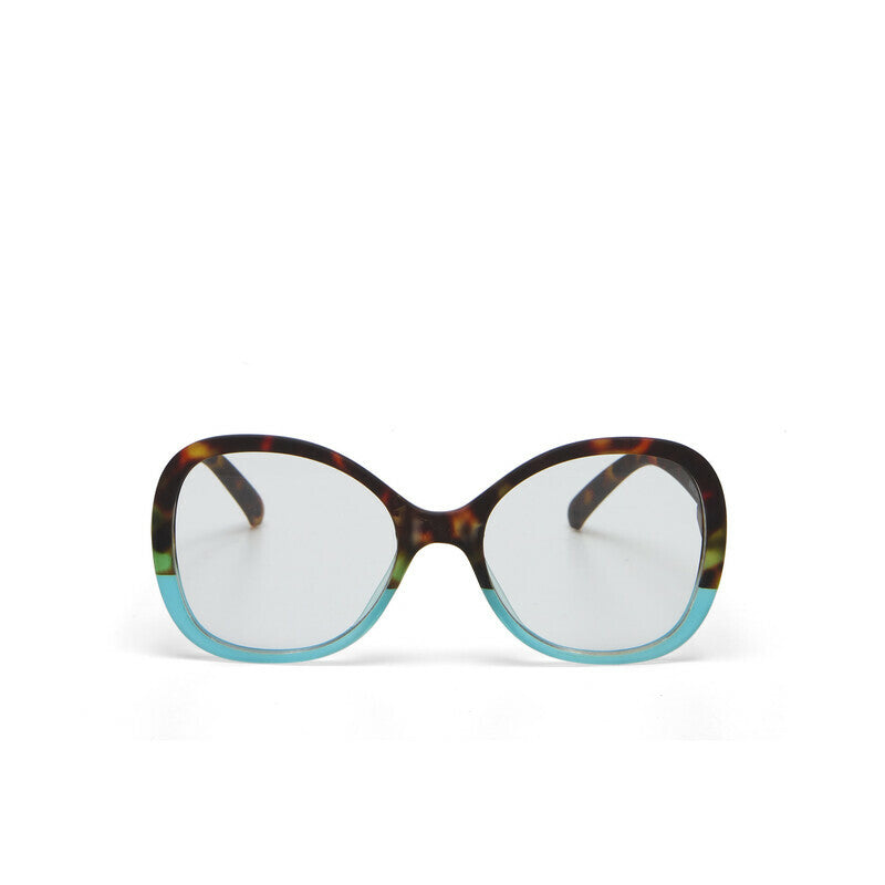 okkia okkia occhiale da lettura mod verona premontato butterfly soft touch spring anti luce blu havana blue diottrie 2 00 ean 8056211374029