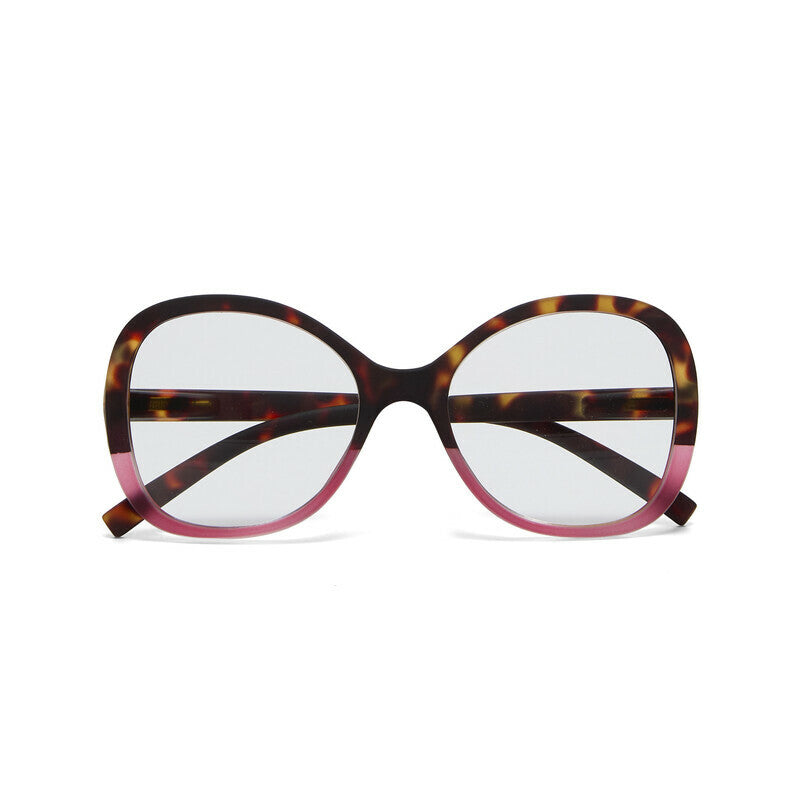 okkia okkia occhiale da lettura mod verona premontato butterfly soft touch spring anti luce blu havana pink diottrie 2 00 ean 8056211374425