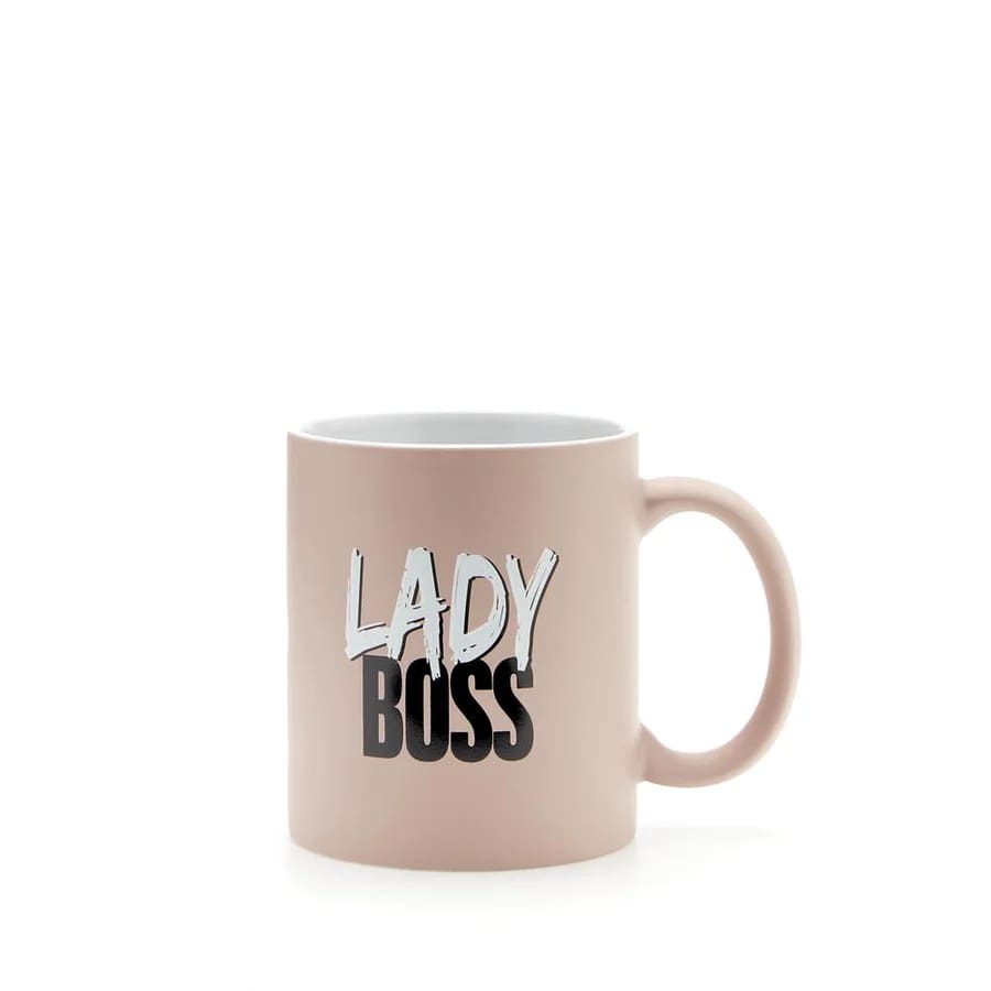 piu forty 40 piu forty 40 mug ceramica con manico 325 cl stampa lady boss rosa mat ean 8053806015329