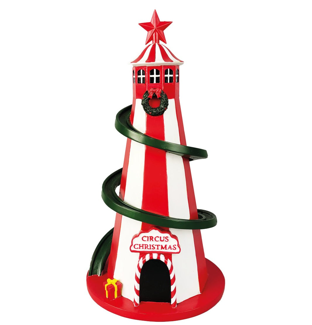 preziosa home preziosa home giostra circo con led natale 16 x 15 x 32 cm poliresina scatola regalo ean 8050264185915