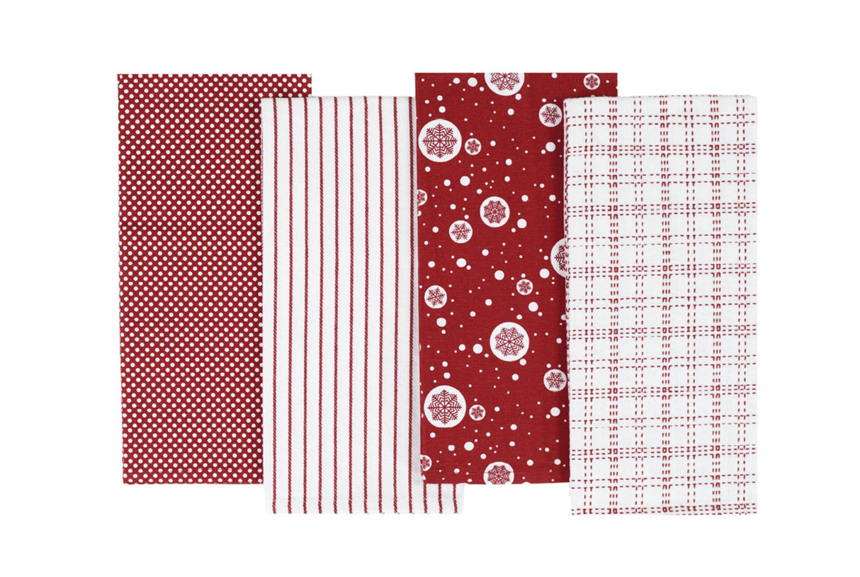 preziosa home preziosa home set 4 pz strofinacci sommaruga natale ass natale 45 x 65 cm multicolor cotone ean 8050264038617