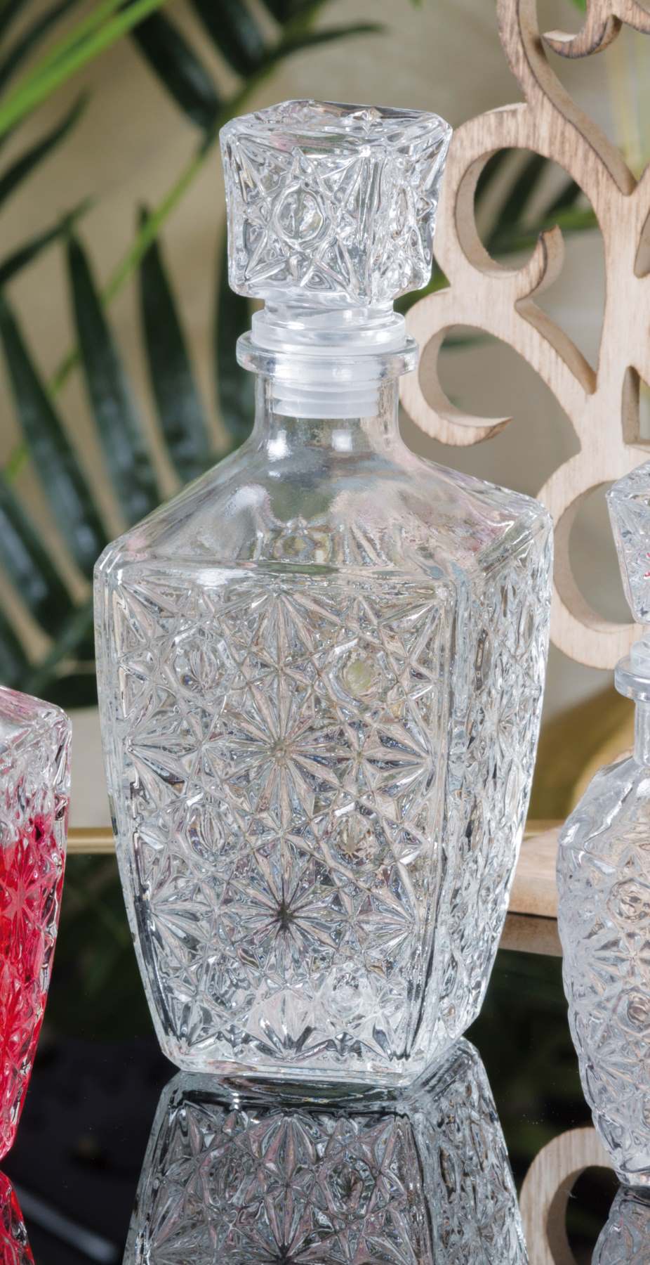 regalo italiano regalo italiano bottiglia in vetro 800 ml h 24 cm 10 x 10 cm ean 8021785663930