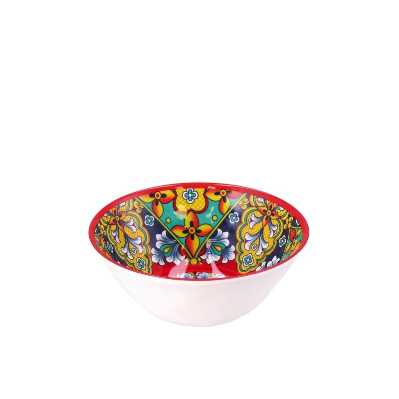 regalo italiano regalo italiano ciotola riano in melamina d 16 cm h 65 cm rosso blu ean 8057586160507