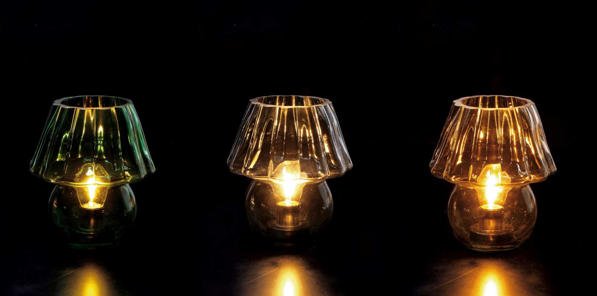 regalo italiano regalo italiano lampada di natale vetro ass d 17 cm h 18 cm oro 1 pz ean 8057586127449