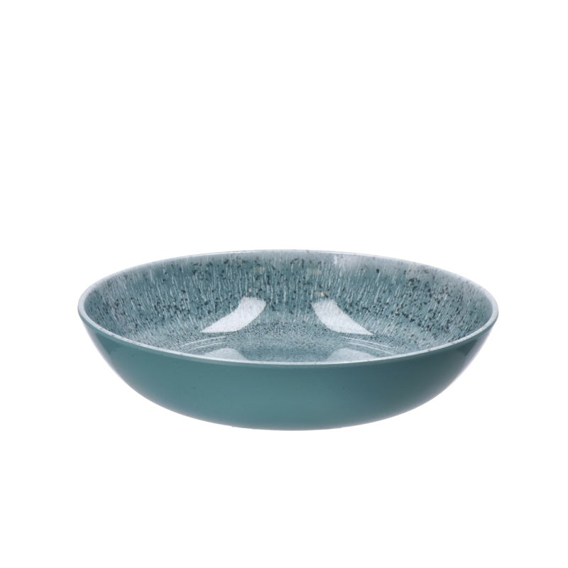 regalo italiano regalo italiano piatto fondo in melamina d 22 cm h 5 cm azzurro ean 8057586047358