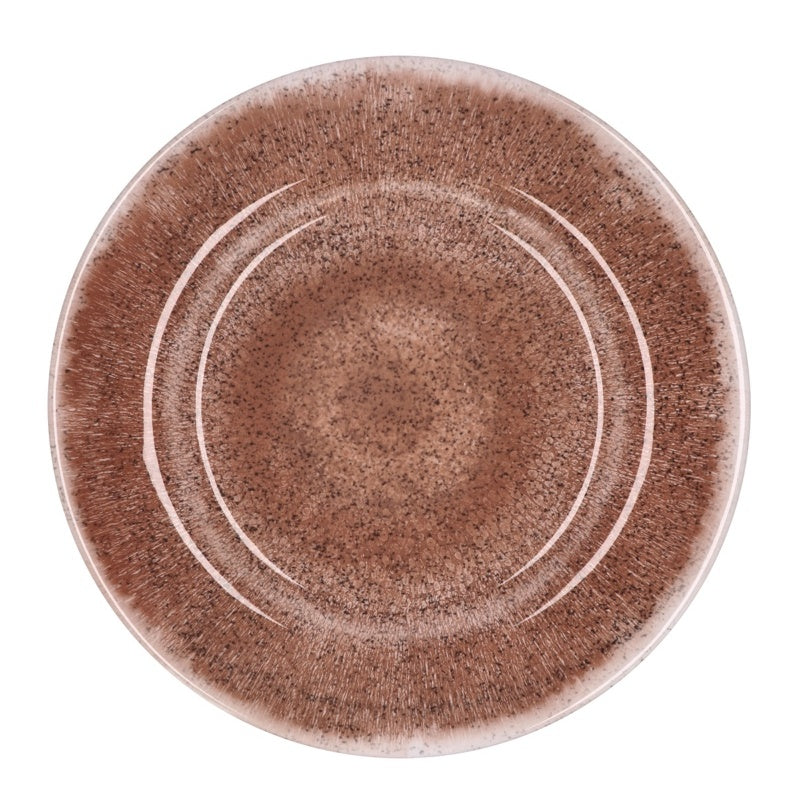 regalo italiano regalo italiano piatto piano in melamina d 28 cm h 3 cm terra ean 8057586047457