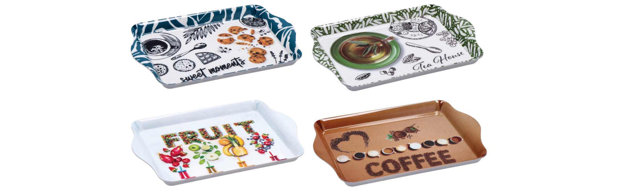 regalo italiano regalo italiano vassoio rettangolare melamina ass 21 x 145 cm h 2 cm multicolor 1 pz ean 8057586035249