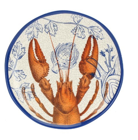 rose tulipani rose tulipani set 2 piatti piani ocean line melamina d 27 cm ean 8018594611146