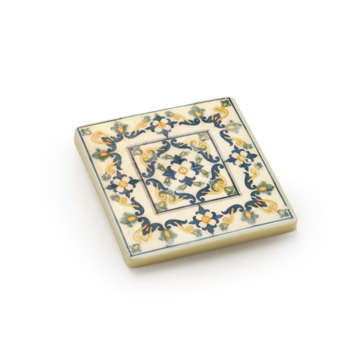 sal de riso sal de riso ceramiche al cioccolato bianco 10 x 10 cm 90 gr
