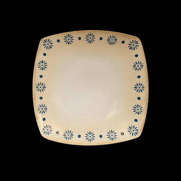 saturnia saturnia collezione table piatto piano quadro l 26 cm h 3 cm diag 315 cm porcellana tokio decorata ean 8003342036999