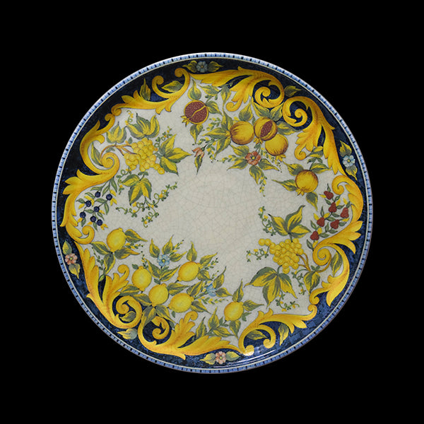 saturnia saturnia collezione tuscany piatto pizza d 31 cm h 17 cm porcellana napoli decorata ean 8003342032397