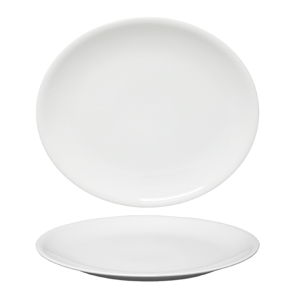 saturnia saturnia piatto ovale 34 x 295 cm h 27 cm porcellana siviglia bianco ean 8003342023043