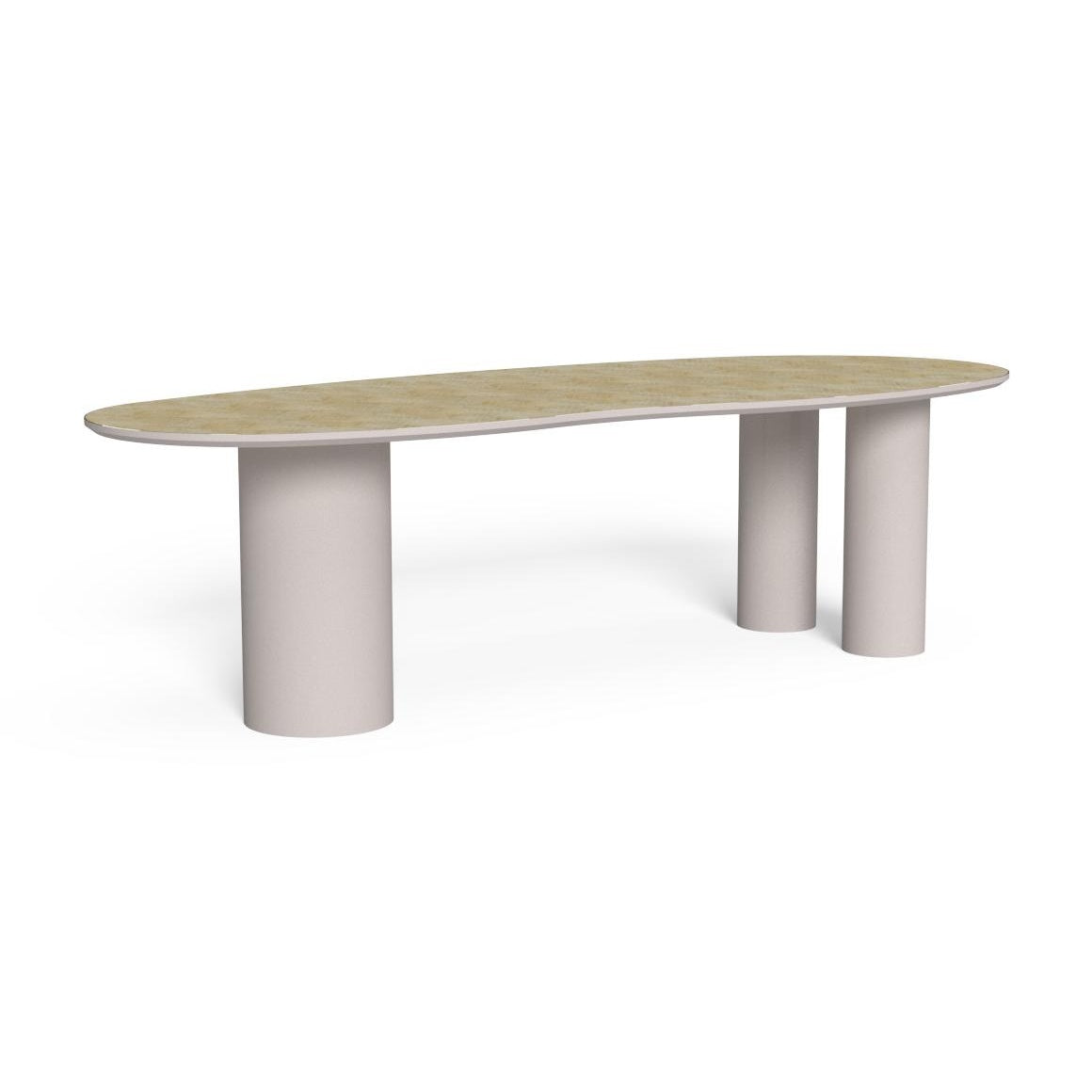 talenti talenti tavolo rettangolare james 260 x 105 cm bianco beige