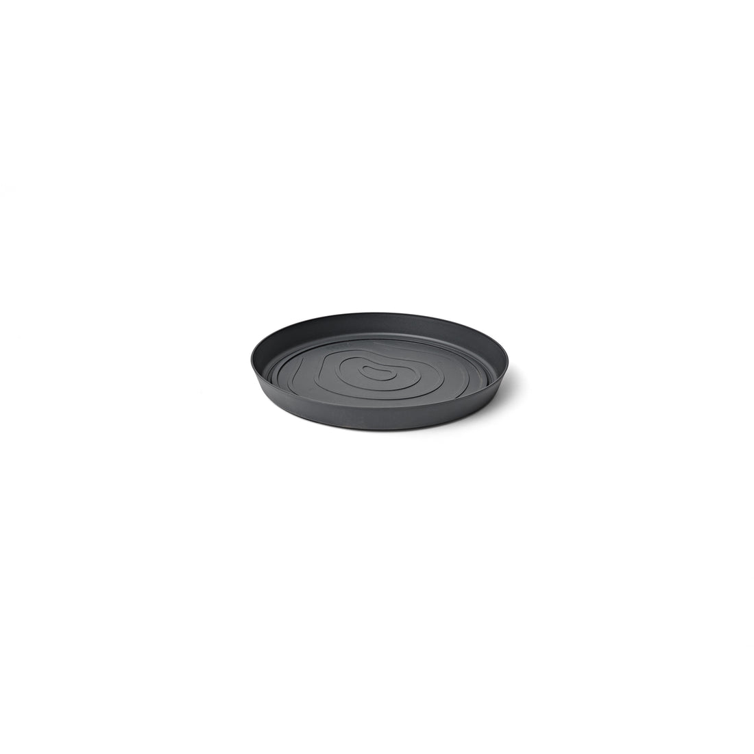 Sottovaso da esterno in plastica riciclata 100%, Ø29 cm, colore Ash grigio, Resistente da -30° a +60°C, compensa CO₂. ean 8051560268319