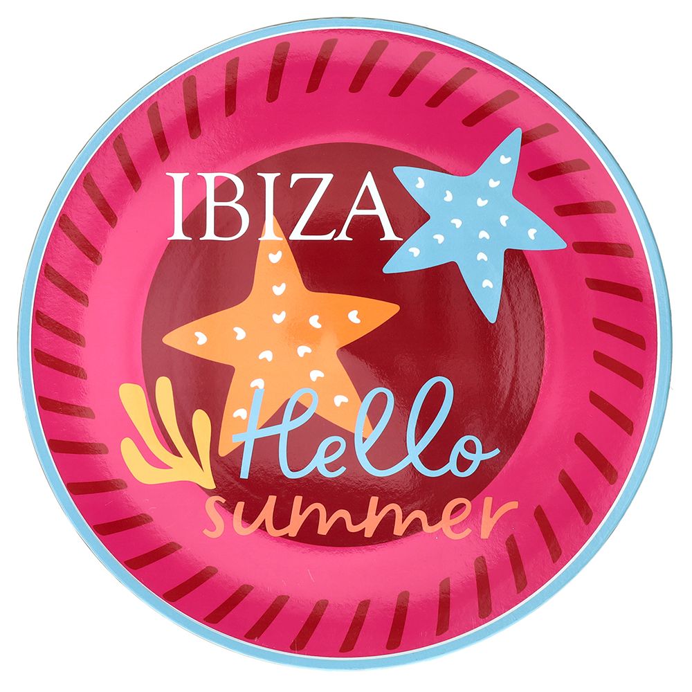 tognana tognana sottopiatto ibiza serving summer time 33 cm decorativo polipropilene fucsia ean 8056444536683