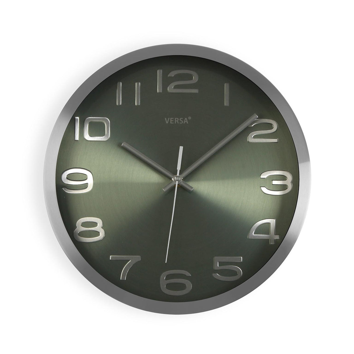 versa versa orologio da parete d 30 cm alluminio verde ean 8420327526823