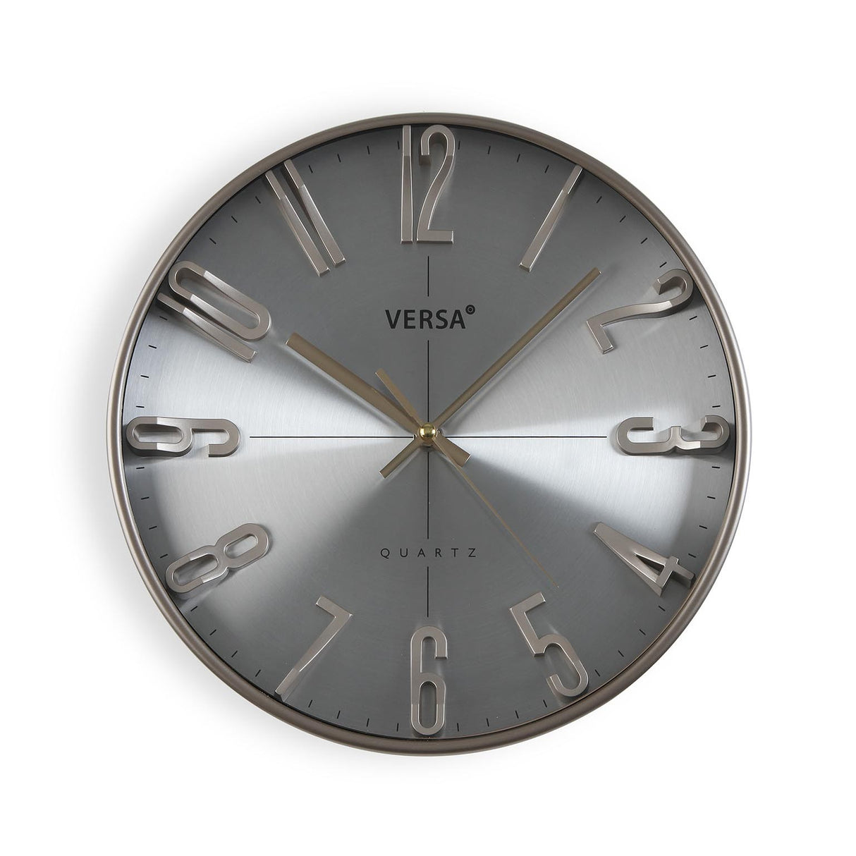 versa versa orologio da parete d 30 cm numeri in evidenza grigio ean 8420327547989