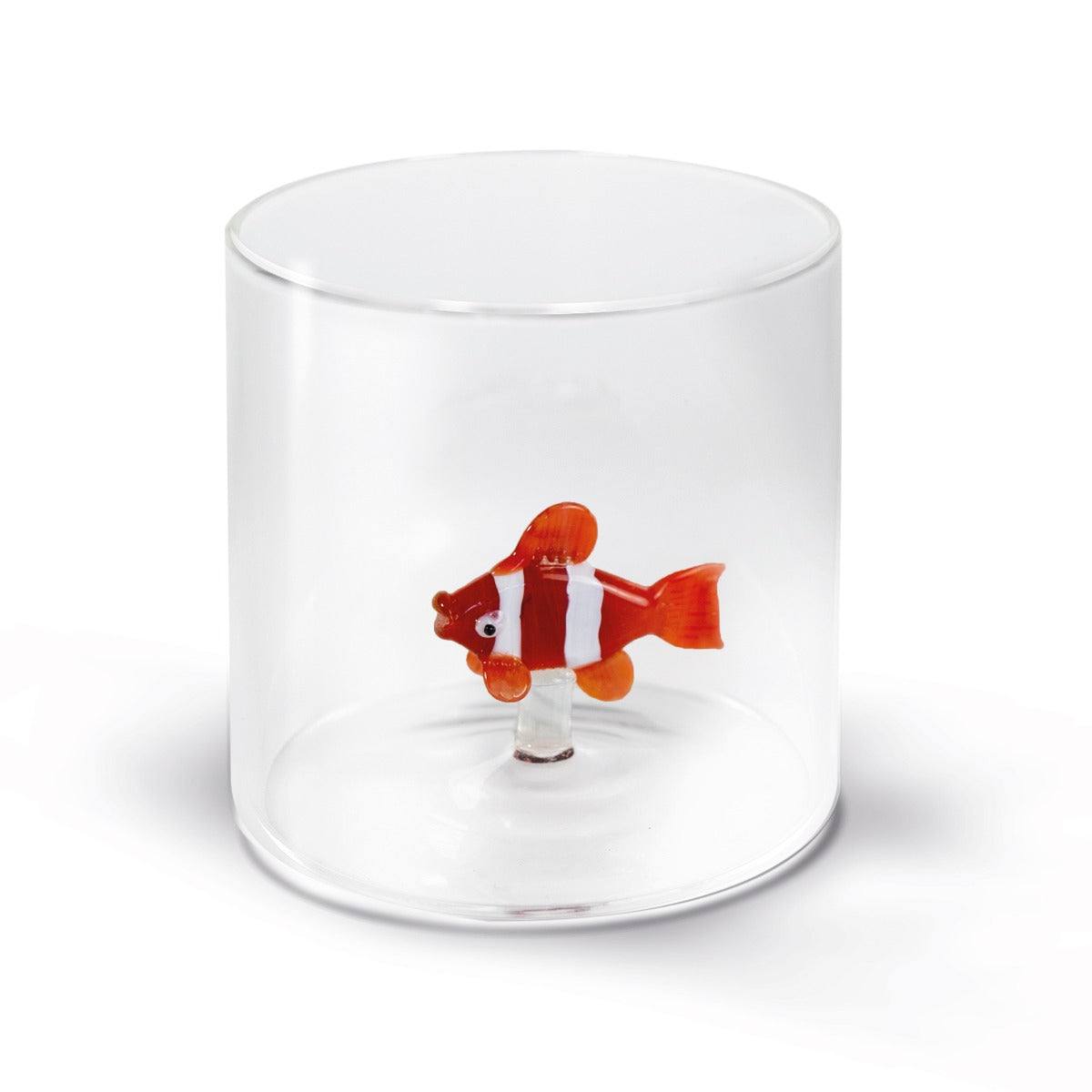 wd lifestyle wd lifestyle bicchiere vetro borosilicato cc 250 ml decoro pesce pagliaccio ean 8053300579457