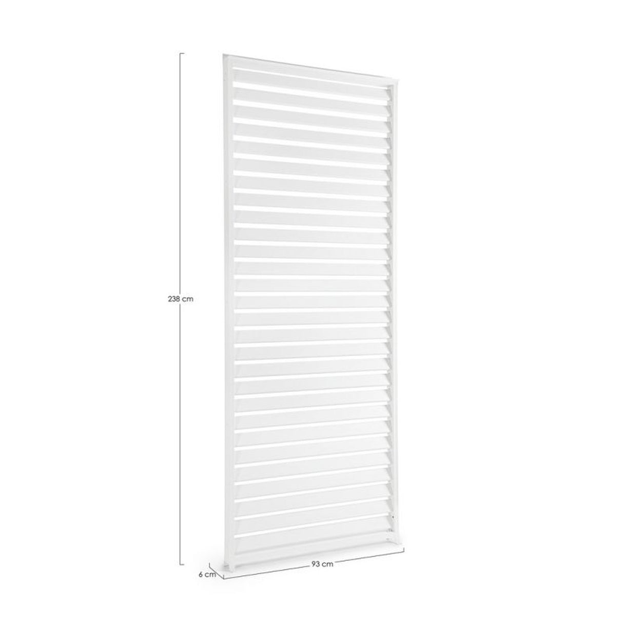 bizzotto bizzotto frangisole laterale per pergola ocean h 238 cm l 93 cm bianco ean 8051836466920