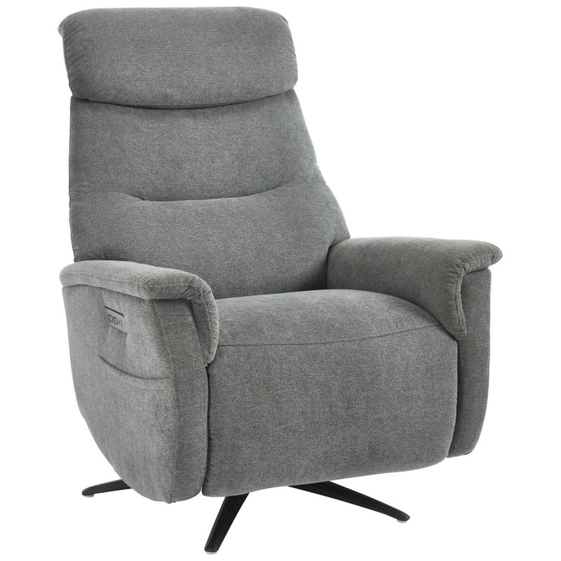 di mo di mo poltrona relax jacquelin in tessuto grigio scuro con regolazione elettrica poltrona comfort recliner ean 8010402506804