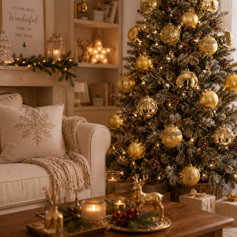 ad trend ad trend set palline di natale vetro oro d 10 cm ass cf 6 pz ean 8057586259676