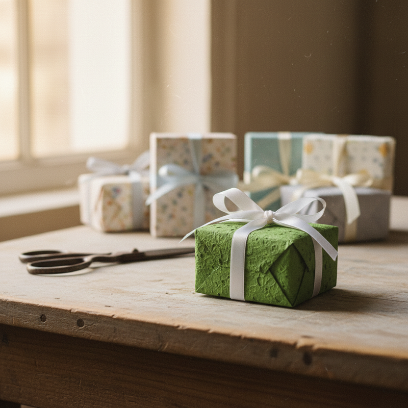 Lifestyle 1 – Bomboniera matrimonio verde