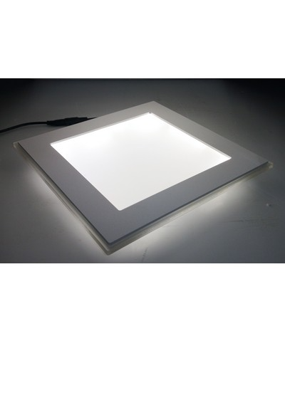 bigiemme bigiemme top led quadrato bianco usb 5v 48x48 cm per alzate