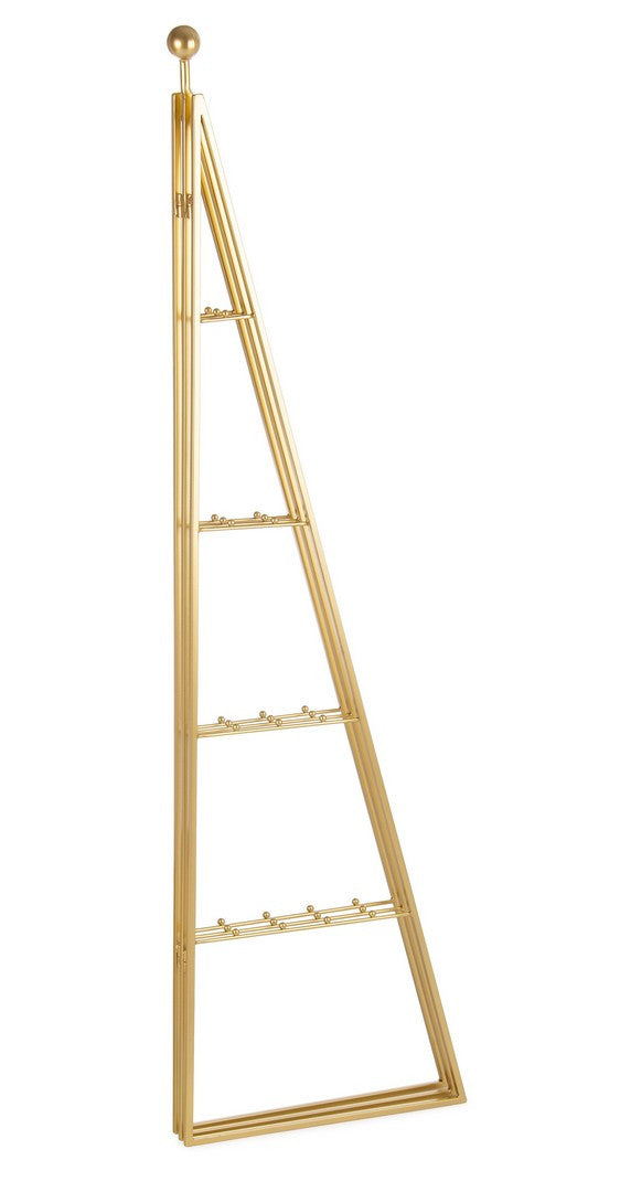 bizzotto bizzotto espositore larke albero di natale con ganci h 120 cm acciaio oro ean 8051836752610