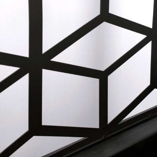 bizzotto bizzotto portafiore silvy rettangolare geometric 76 x 41 cm h 152 cm nero ean 8051836680715