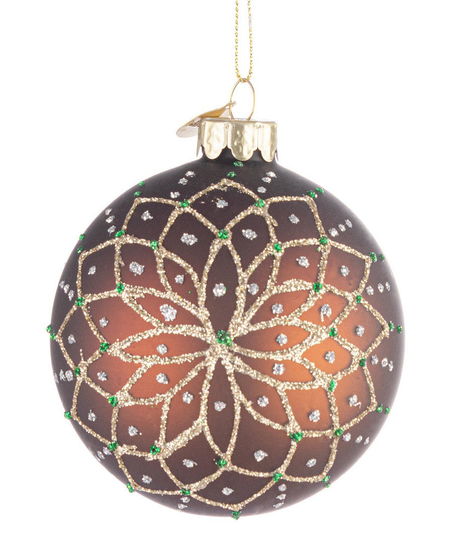 bizzotto bizzotto sfera di natale florid d 80 mm ass verde rosa rosso 1 pz ean 8051836749030