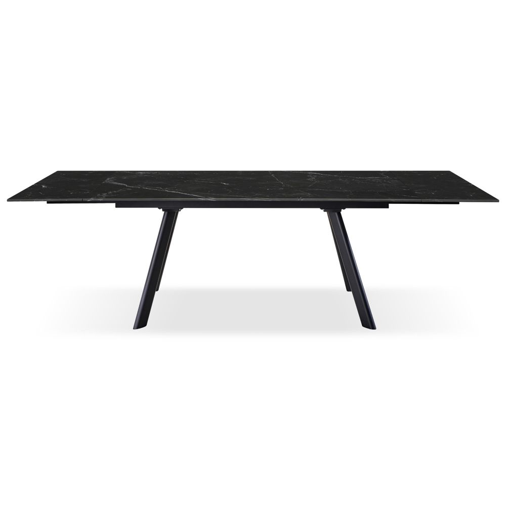 di mo commerciale di mo commerciale tavolo allungabile trevor 160 240 x 90 cm h 75 cm piano in ceramica nero marmorizzato ean 8010402496037