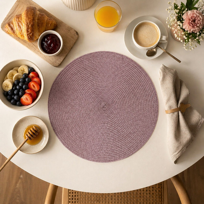 di mo di mo tovaglietta in pp d 38 cm marrone sottopiatto resistente per tavola e cucina ean 8010402477821