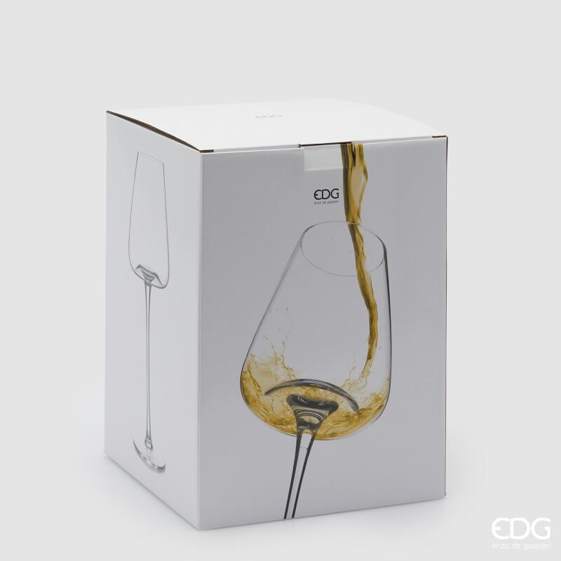 edg enzo de gasperi edg enzo de gasperi bicchiere grace calice h 28 cm l 10 cm 550 ml cf 4 pz vetro natural ean 8059824597373
