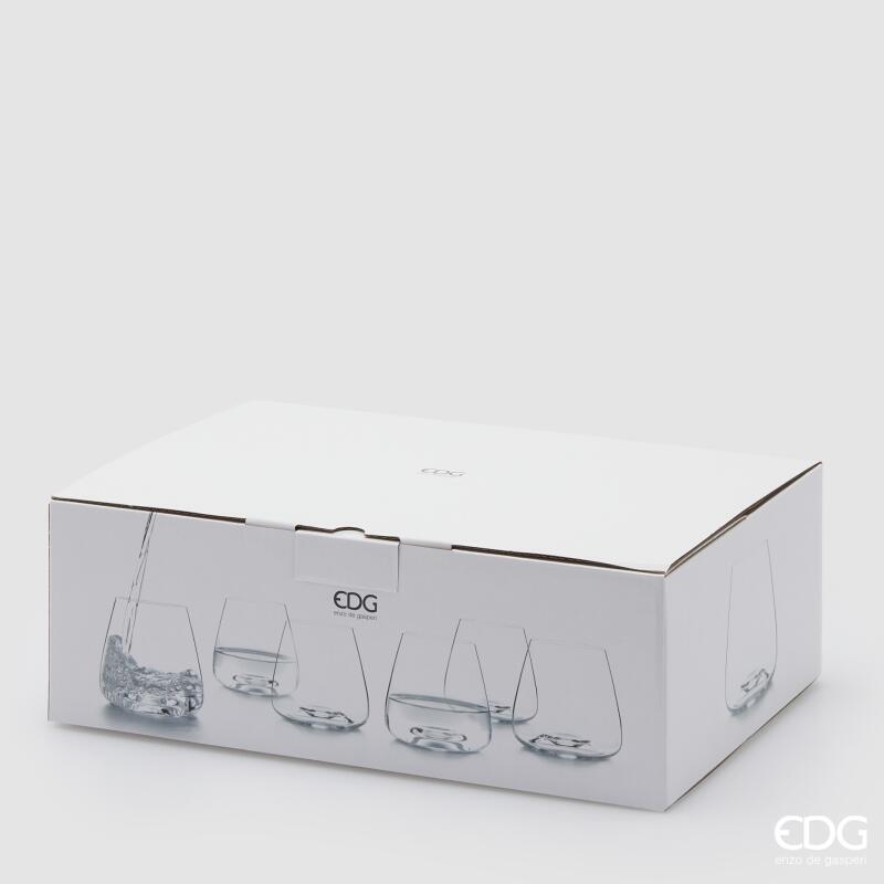 edg enzo de gasperi edg enzo de gasperi bicchiere grace tumbler h 9 cm l 10 cm 500 ml cf 6 pz vetro natural ean 8059824597458