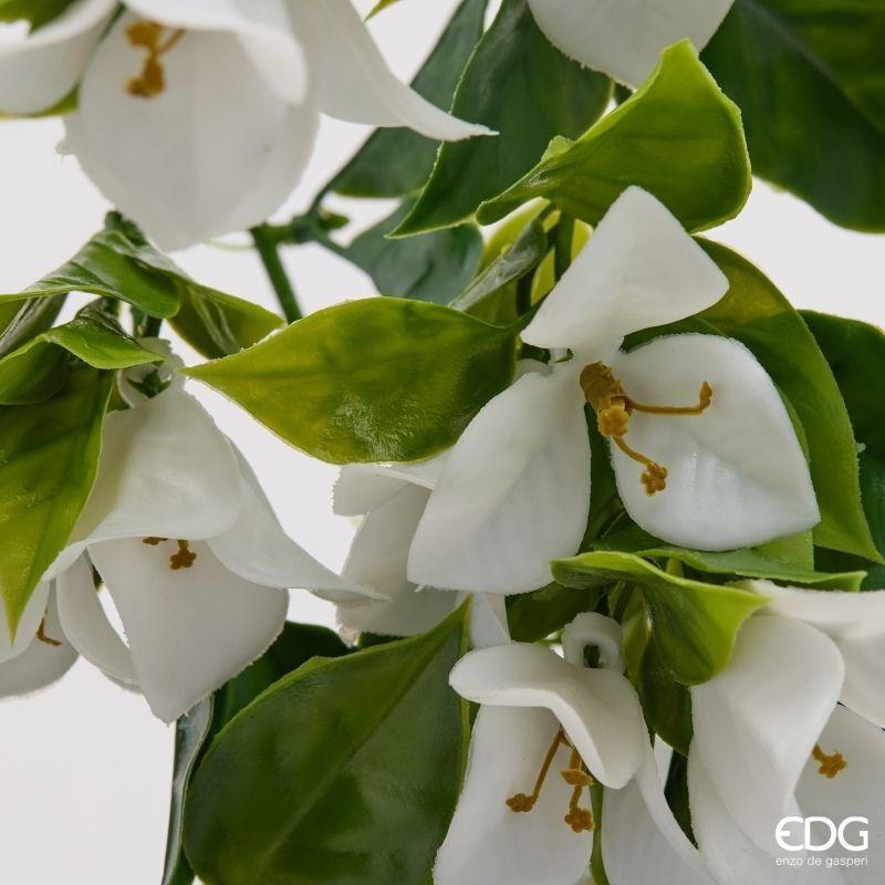 edg enzo de gasperi edg enzo de gasperi bouganvillea cadente anti uv x8 con foglie h 92 cm pianta artificiale bianco ean 8059824657978