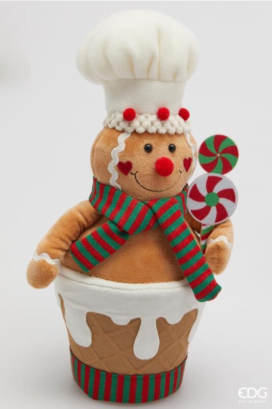 edg enzo de gasperi edg enzo de gasperi decoro babbo natale uomoneve marzapane ass h 35 green red 1 pz ean 8059824523884