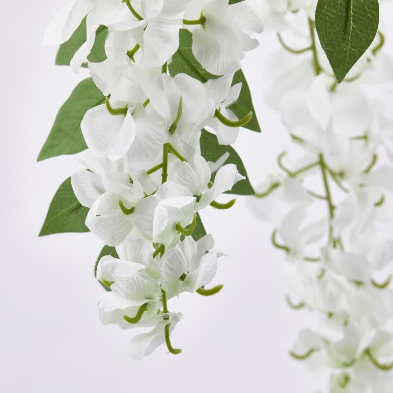 edg enzo de gasperi edg enzo de gasperi glicine ramo x3 con foglie h 50 cm pianta artificiale colore bianco ean 8059824341990