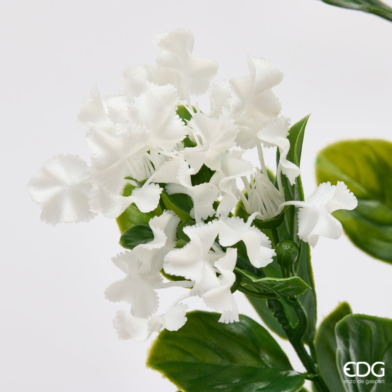 edg enzo de gasperi edg enzo de gasperi lilla ramo x3 con foglie anti uv pianta artificiale h 56 cm bianco ean 8059824658227