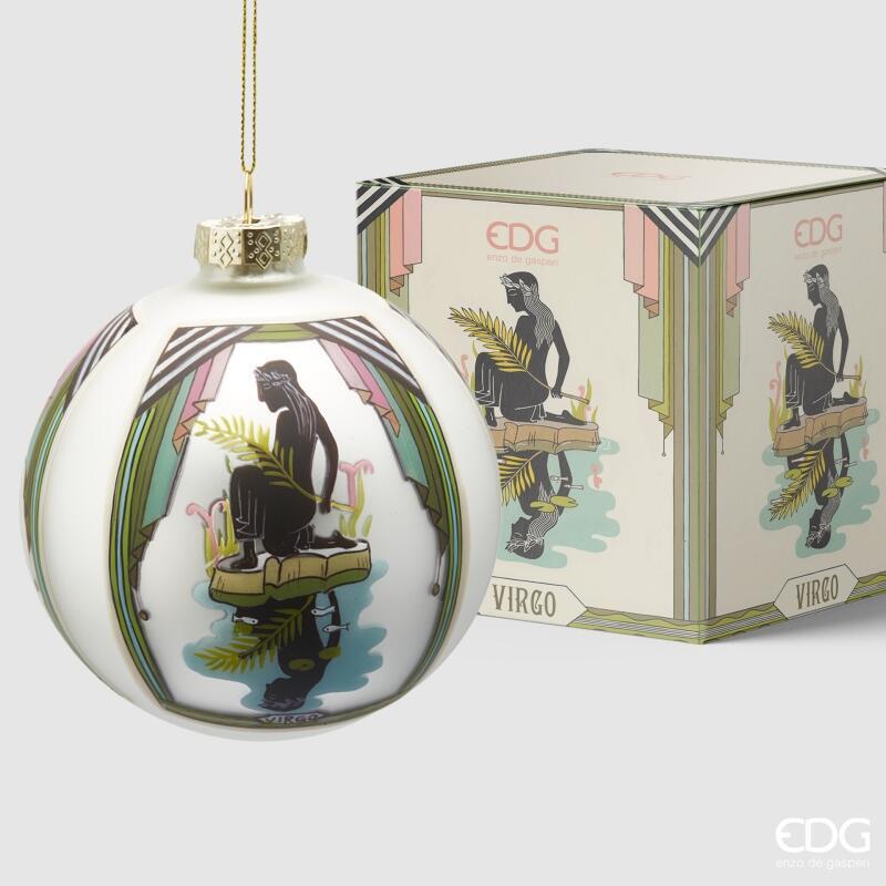 edg enzo de gasperi edg enzo de gasperi palla zodiaco ass d 10 cm vetro multicolor 1 pz ean 8059824194510