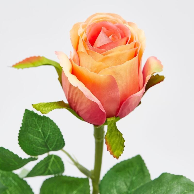 edg enzo de gasperi edg enzo de gasperi rosa bocciolo olis 3 fg ramo ass h 51 cm pianta artificiale arancione 1 pz ean 8056372812880