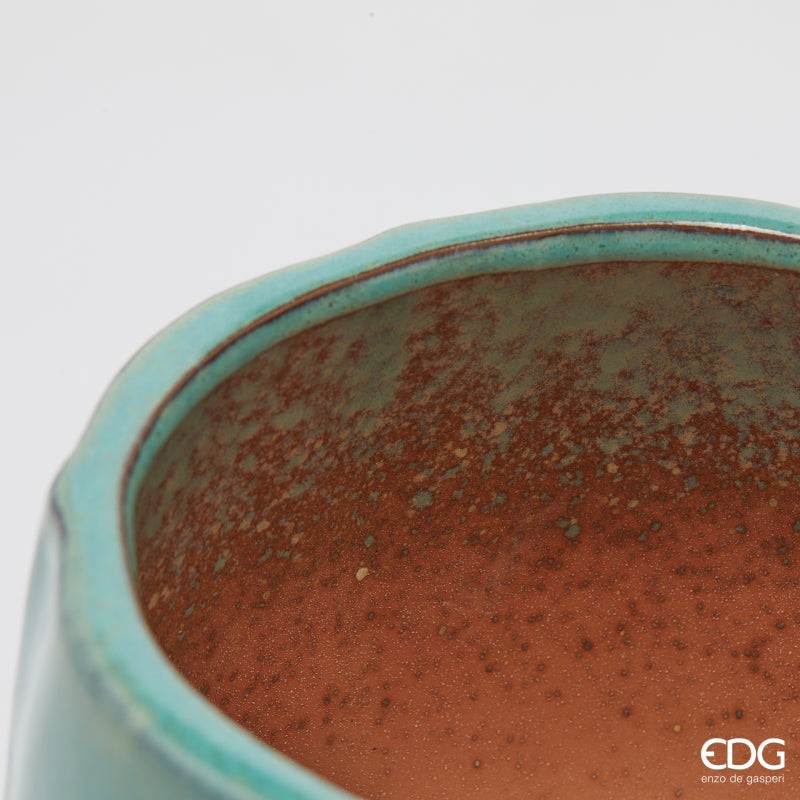 edg enzo de gasperi edg enzo de gasperi set 4 pz vaso glaze atlas spicchi ciotola h 41 cm h 32 cm h 26 cm h 18 cm waterproof mix blu ean 8059824609021