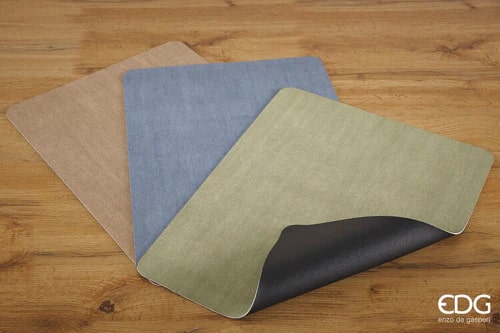 edg enzo de gasperi edg enzo de gasperi tovaglietta bicolore rettangolare 46 x 35 cm sand ean 8059824513021